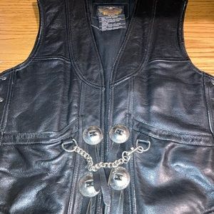 Harley Davis leather vest